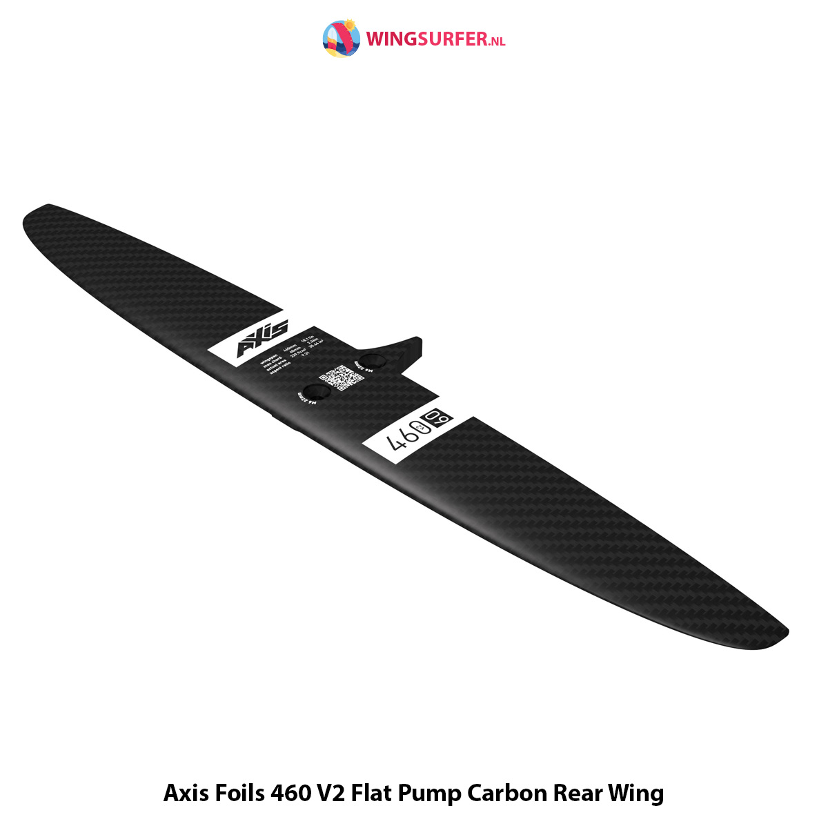 AXIS Foils - 460mm v2 Flat Pump Carbon Rear Wing