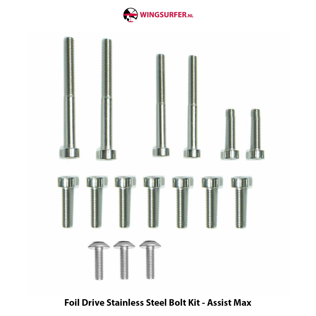 Foil Drive Stainless Steel Bolt Kit - Assist Max