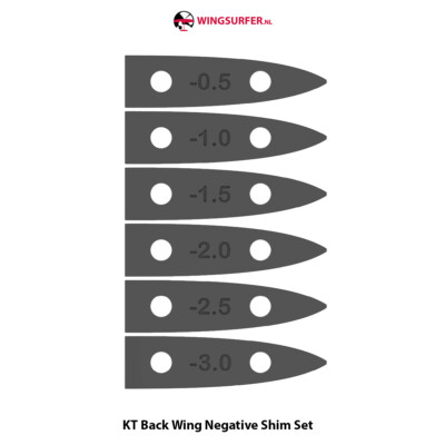 KT Back Wing Negative Shim Set